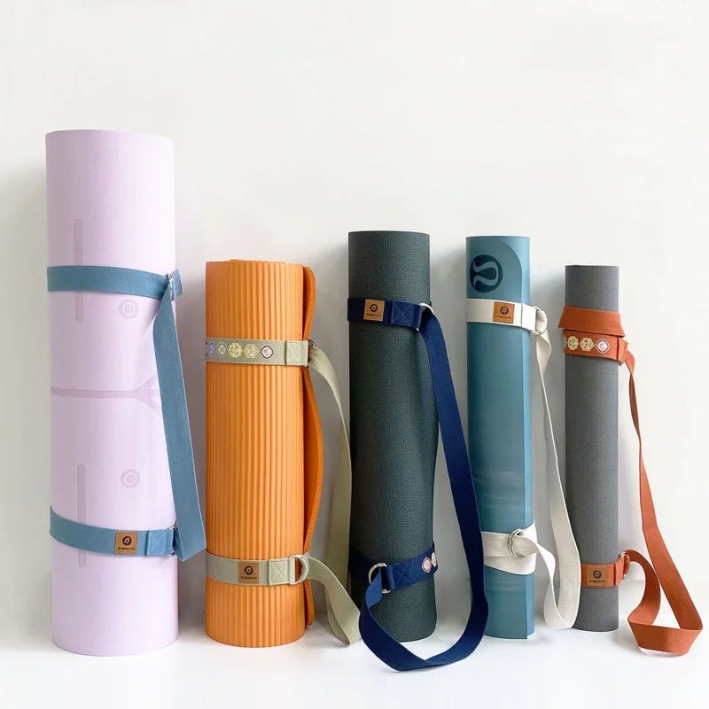 Yoga Mat Carrying Strap Adjustable Shoulder Straps Pilates Exercise Yoga Belt Sport Sling Shoulder Yoga Mat Strap Belts
