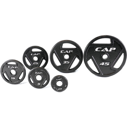 Barbell, 10Lb Olympic Grip Plate, Black