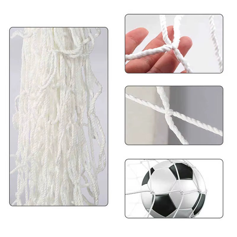 6X4FT/8 X6FT/12X6FT/24X8FT Soccer Goal Net Football Soccer Net Sports Replacement Soccer Goal Post Net