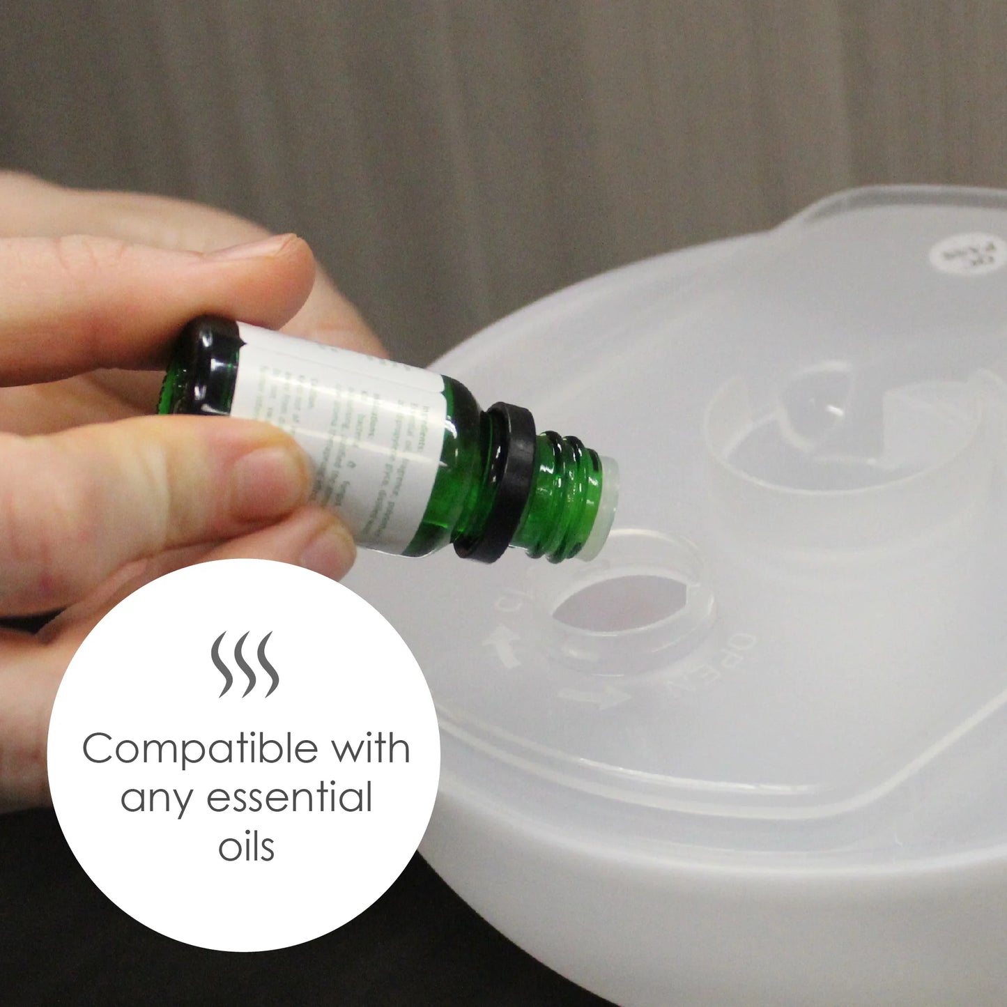 Crane Personal Ultrasonic Cool Mist Tabletop Humidifier 0.2-Gallon for Rooms 160 Sq. Ft. White